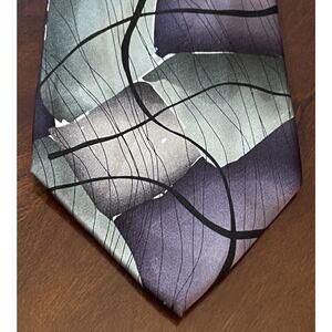 J. Garcia Moon Mountains Collection Fifty One 100% Silk Made In China